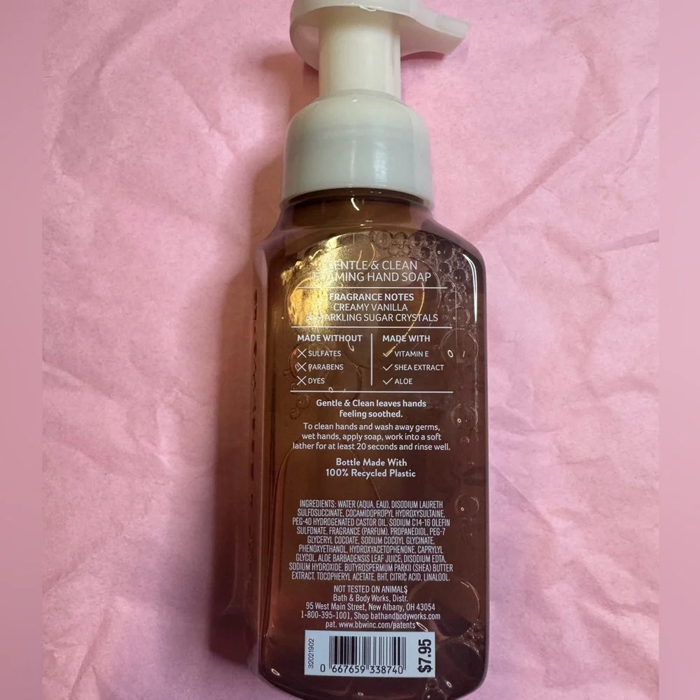 Bath & Body Works Warm Vanilla Sugar Foaming Hand Soap